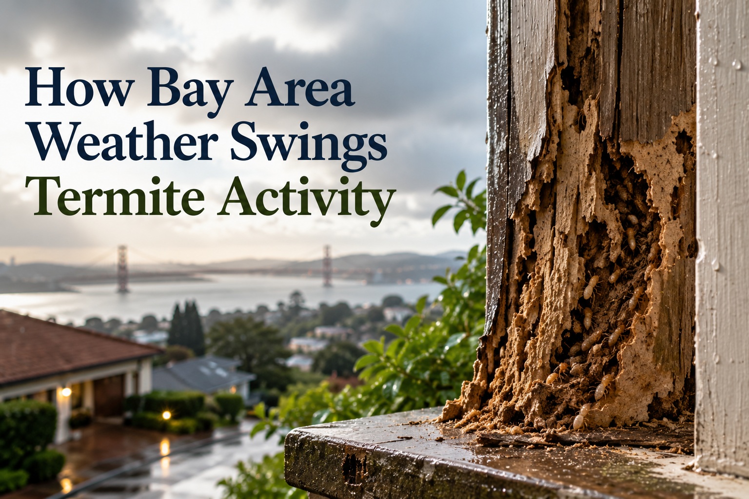 How Does Bay Area Weather Affect Termite Activity