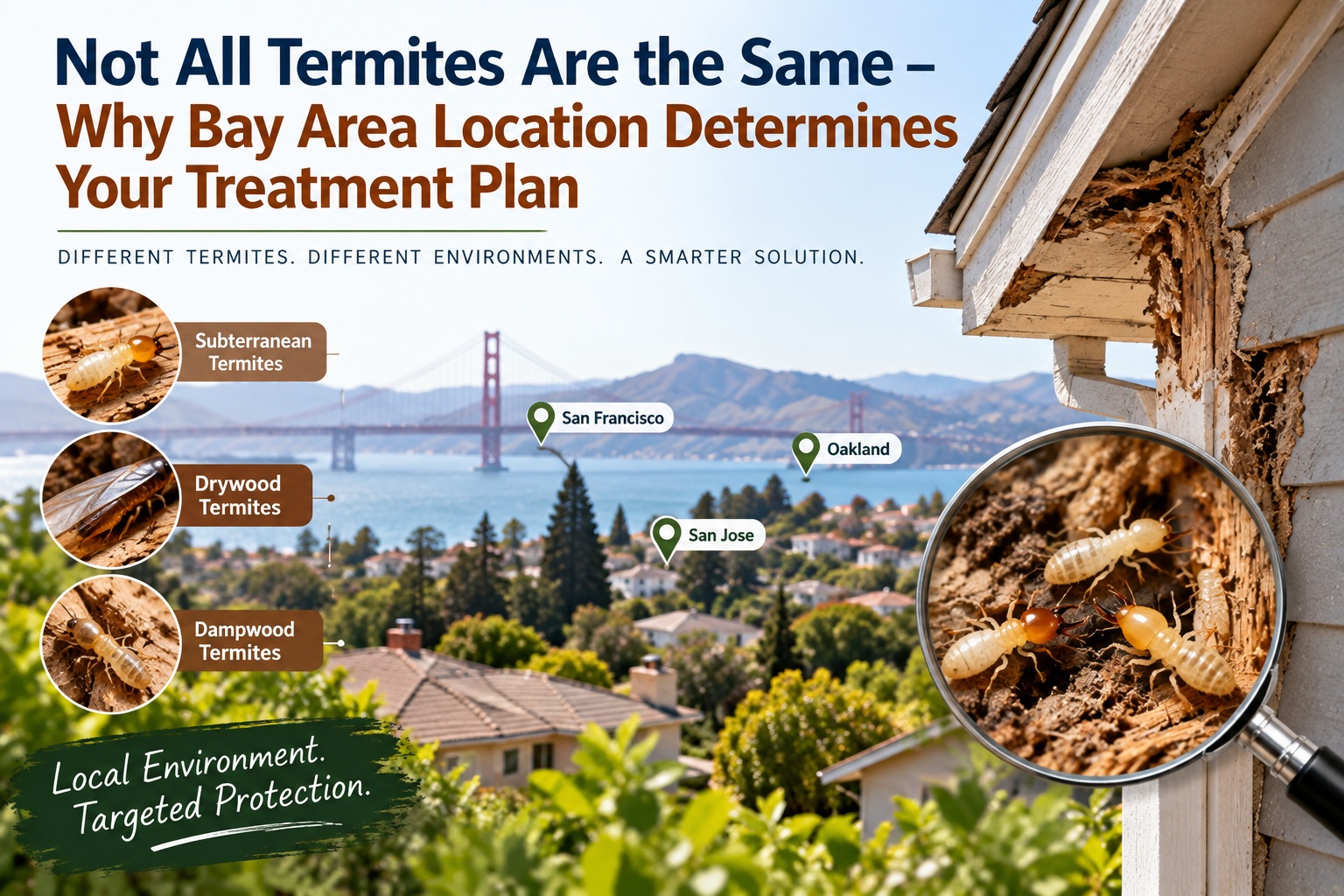 Bay Area Termite Treatment by Location 