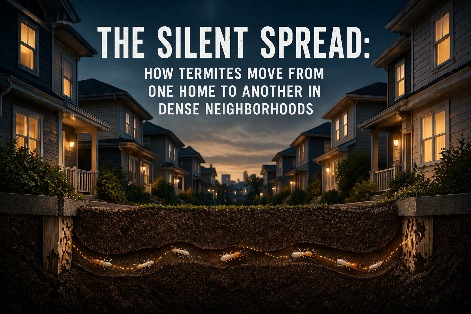 Increased Termite Risk in Dense Neighborhoods