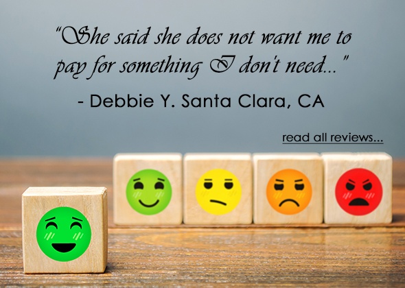 Client Review - Debbie Y Santa Clara, CA